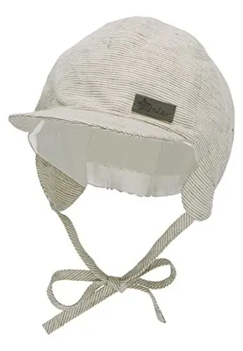 Produktbild: Sterntaler Baby Jungen Schirmmütze Baby Schirmmütze Ringel - Schirmmütze Baby, Baby Mützen - aus Baumwolle - dunkelgrün, 37