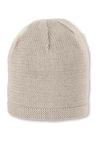 Produktbild: Sterntaler OCS Strickmütze - Klassische Babymütze aus Baumwollgarn (Bio) - Unisex Übergangsmütze ab Geburt - Basic Kopfbedeckung - Beanie Mütze einfarbig - beige, Größe 45