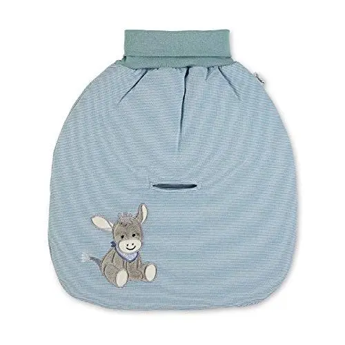 Produktbild: Sterntaler Wattiertes Strampelnest Esel Emmi, Alter: Für Babys ab der Geburt, 48 x 42 cm, Hellblau/Mehrfarbig