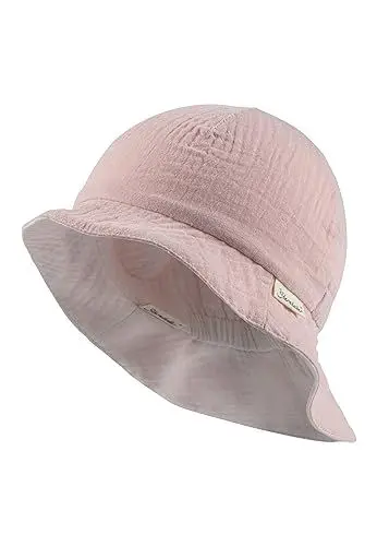 Produktbild: Sterntaler Mädchen Wende-Sonnenhut Uni Musselin, Samtrosa, 39 EU
