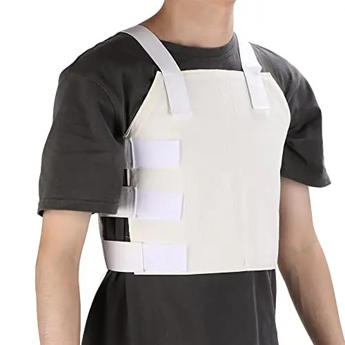 Produktbild: Haofy Sternum-Stützschiene, atmungsaktiv für Sternum und Thorax, Thoraxorthese, gebrochener Brustgurt, Thoraxstütze, Orthese für interkostale Muskelermüdung