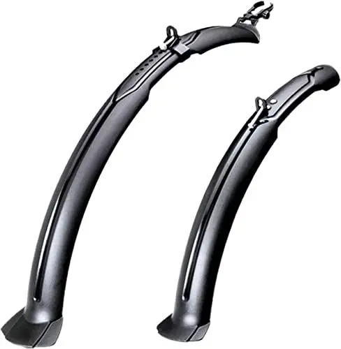 Produktbild: STETH Fahrradschutz, Tragbare verstellbare Mountainbike 24 26 Zoll Kotflügel Fahrrad Kotflügel Radfahren Flügel Kunststoff Schnellspanner Vorne Hinten Mountainbike Kotflügel Fahrrad Zubehör
