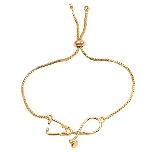 Produktbild: Holibanna Stethoskop Armband Verstellbare Handgelenk Handkette Armreifen Arzt Medizinstudent Schmuck