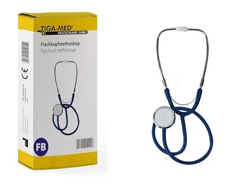 Produktbild: Stethoskop Flachkopf Schwesterstethoskop Farbe: blau Stetoskop Stethoskope 1 Stück