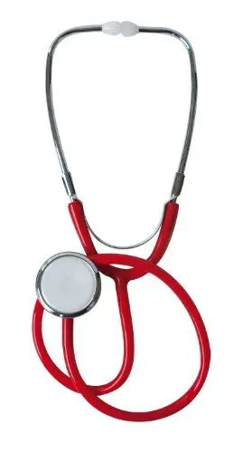 Produktbild: Stetoskop Stethoskop Flachkopf Schwesterstethoskop Farbe rot, Tiga-Med 1 Stück