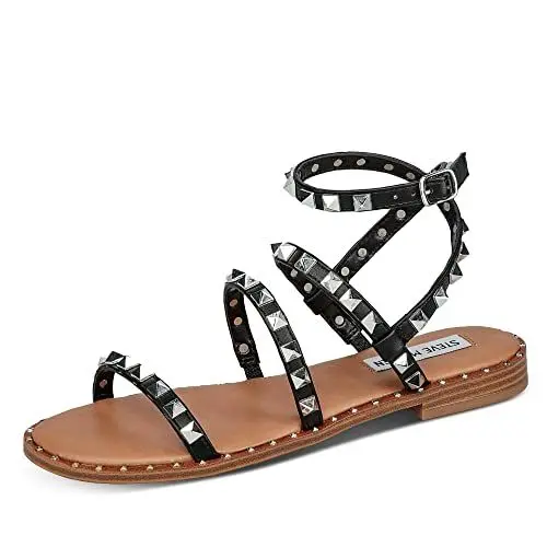 Produktbild: Steve Madden Damen Travel-001 Sandalen, Schwarz, 40 EU