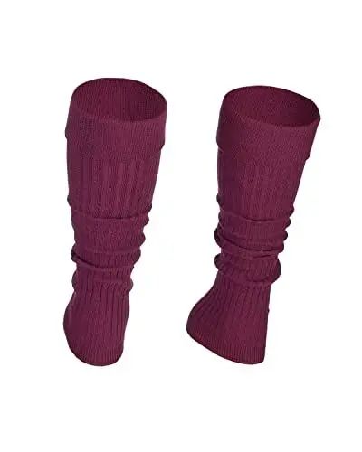 Produktbild: STEVEN Stulpen für Mädchen - Wadenwärmer aus Baumwolle, Beinstulpen für Kinder, Leg Warmers - Rotwein - Geschenk für Junge Tänzer