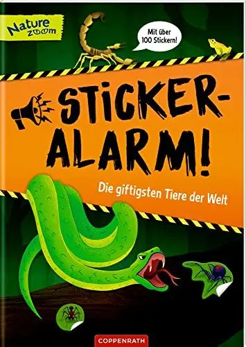 Produktbild: Sticker-Alarm: Die giftigsten Tiere der Welt Mit über 100 Stickern (Nature Zoom)