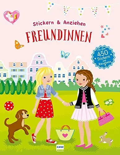 Produktbild: Stickern & Anziehen: Freundinnen: Stickern und Anziehen, mit über 450 Stickern