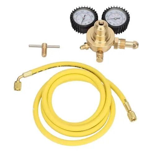 Produktbild: Stickstoffregler, Auslassgewinde 1/4 7/16 Ausgang 450 Psi Stickstoff-Manometer-Testkit
