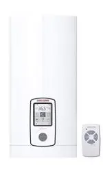 Produktbild: STIEBEL ELTRON Vollelektronischer Durchlauferhitzer DHE Connect 18/21/24 kW, immer gradgenaue Temperatur, energiesparend dank 4i Technologie, WLAN Radio, Bluetooth, VDE geprüft, 234467