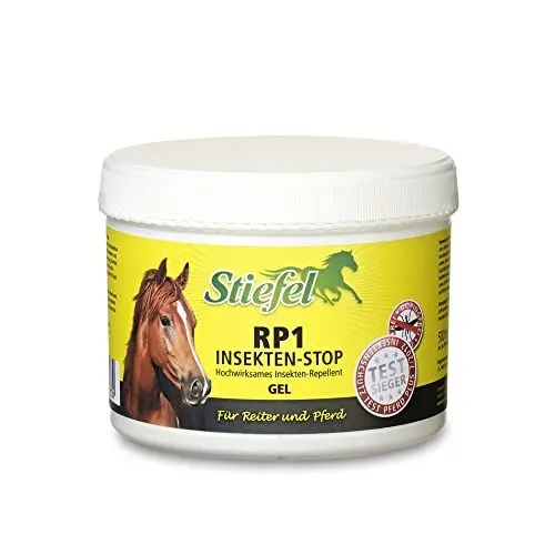 Produktbild: Stiefel RP1 Insekten-Stop Gel 500ml Geruchsarmes alkoholfreies Insektengel mit Icaridin für Pferd Hautfreundlich ideal bei Ekzemerschutz und sensibler Haut