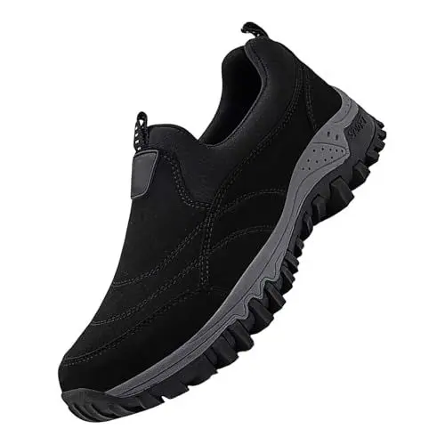 Produktbild: Stiefeletten Plateau Damen rutschfeste Kuschelig Freizeitschuhe Schnürstiefeletten Wasserdicht Casual Stiefeletten Boots Schnee Warme Winterstiefeletten Snow Boots Flach Winterschuhe Snowboot