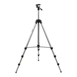 Produktbild: STIER Stativ 250, Baustativ, 250 cm, für Laser und Nivelliergeräte, Arbeitshöhe 88-250 cm stufenlos verstellbar, Aluminiumgehäuse, mit Wasserwaage, inkl. Transport-Tasche