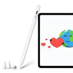 Produktbild: Stift für iPad (2018-2024) mit Hohe Präzision, Schnellladefunktion, Kompatibel mit iPad Pro 13''/12,9''/11'', iPad 10/9/8/7/6, iPad Mini 6/5, iPad Air 5/4/3, iPad Pro M4, iPad Air M2