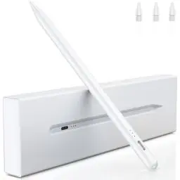 Produktbild: Stift für iPad, (2018-2024) Pencil 2nd Generation für Apple mit Schnellladeleistung Palm Rejection und Neigungssensitivität Stylus für iPad 6-10, für iPad Pro 13''/12,9''/11'', Mini 6/5, Air 5/4/3