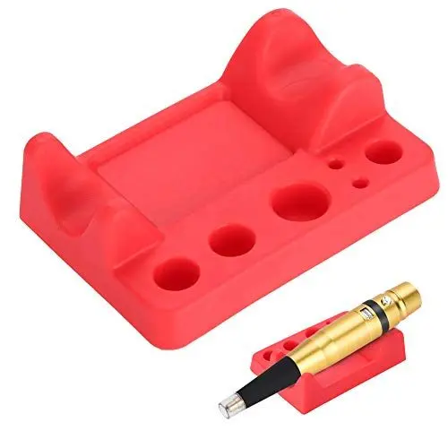 Produktbild: Stifthalter für Tattoo-Maschine, Tattoo Tool Stifthalter, Silikon Tattoo Maschine Halter Wattestäbchen Stifthalter Farbe Becherhalter, Halter für Tattoo-Werkzeug mit einem Becher Tinte