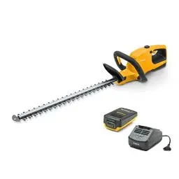 Produktbild: STIGA HT 100e Kit 20V Akku-Heckenschere mit 54 cm Klinge, 180° drehbarem Griff, inkl. ePower 20V 2Ah Akku und Ladegerät, ideal für Hecken und Sträucher