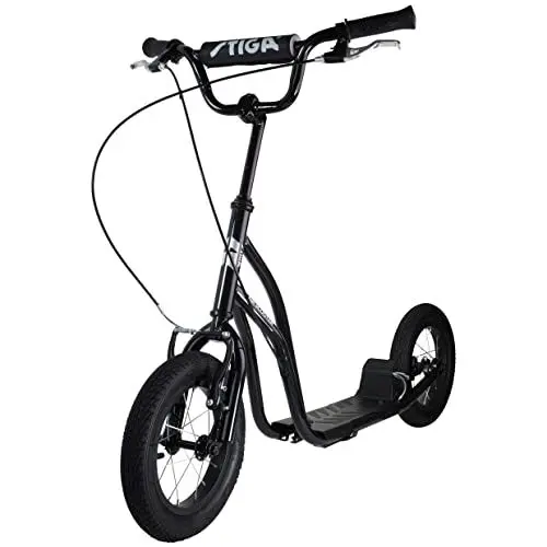Produktbild: STIGA Unisex-Youth STR Air Kickscooter, Black, 12 