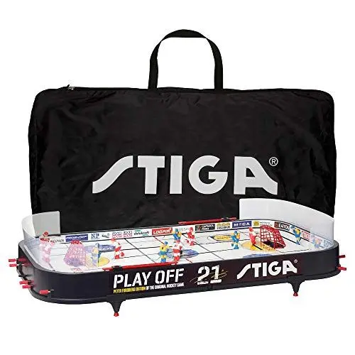 Produktbild: Stiga Eishockey Tischspiel Playoff 21 Hockey Spiel, Schweden-Kanada mit Aufbewahrungstasche, 2