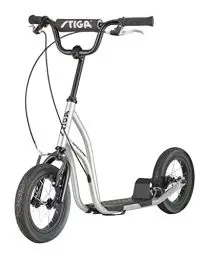 Produktbild: STIGA Air Scooter Großer Kickscooter - Robuster Cityroller, Höhenverstellbarer Lenker, Stahlrahmen, Handbremse, Aluminiumfelgen und Griffe - Geeignet ab 7 Jahren - Maximale Traglast 100 kg