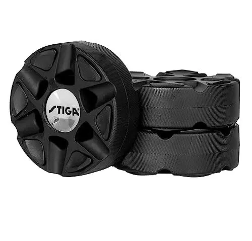 Produktbild: STIGA Unisex-Youth Hockey Street Puck Streethockey, Schwarz, 3-Pack
