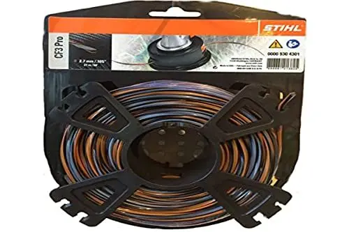 Produktbild: STIHL 00009304301 CF3 Pro Mähfäden kreuzförmig mit Carbonanteil, Orange