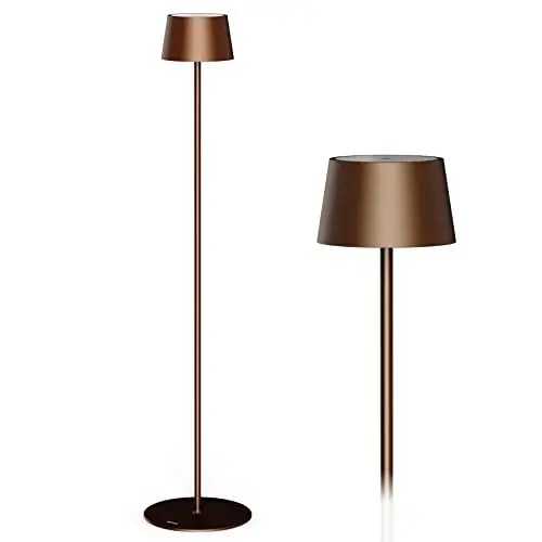 Produktbild: Stilosa 3 Floor - Wiederaufladbare USB-LED-Stehlampe - Mit Touch-Control einstellbare Lichtstärke (Dimmer) - Haus und Restaurant - IP54 für den Einsatz im Innen- und Außenbereich - Bronzefarbe