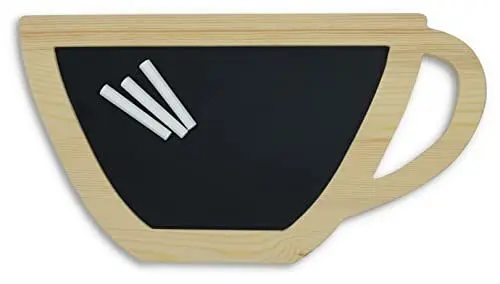 Produktbild: FeinKnick Liebevolle Kreidetafel zum Aufhängen als Elefant (3 Stück Tafel Kreide) – Tafel Kinder 40x30 cm als Wandtafel – Schiefertafel als Kindertafel oder Kreidetafel Küche