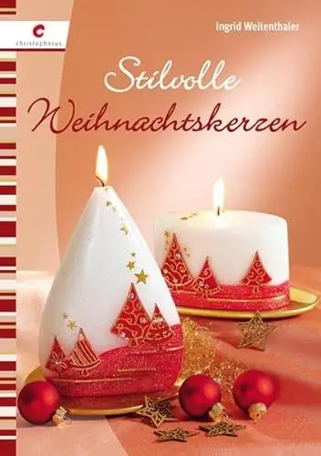 Produktbild: Stilvolle Weihnachtskerzen