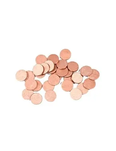 Produktbild: Stilvolles Tischkonfetti bronze 1,2 cm 10g - Rosa, Pink