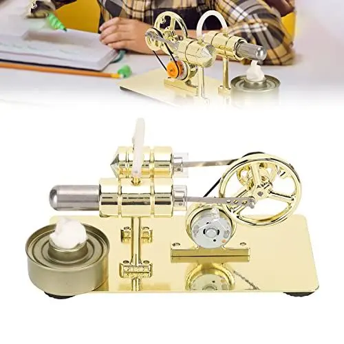 Produktbild: Stirling-Motor-Kit, Heißluft-Stirling-Motor, Modell-Motor-Kit, Physik-Experiment, Populärwissenschaftliches Erfindungsspielzeug, Modell-Motor-Modell, Pädagogisches Spielzeug, Geeignet für Jugendliche