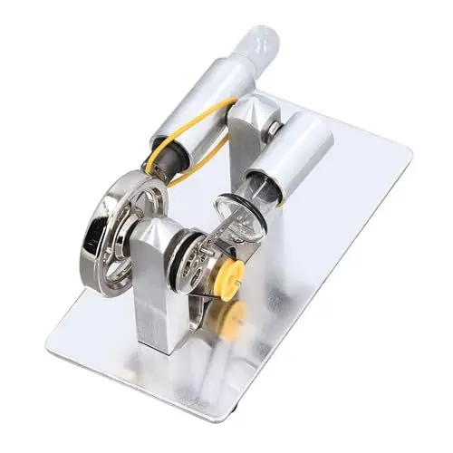 Produktbild: Stirlingmotor-Modellbausätze, Physikalische Wissenschaft, Pädagogischer LED-Stromgenerator, Stirlingmotor-Modell