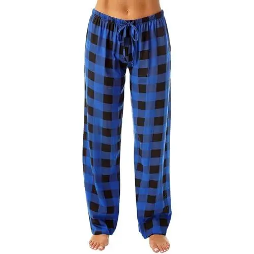 Produktbild: Womens Pyjamas Yogahose Damen Lang Clothes Bequeme Hose Damen Leo Hose Pyjama Teenager Mädchen Weihnachts Schlafanzug Damen Weihnachtshose Pyjama Damen Winter Schlafanzüge Für Mädchen