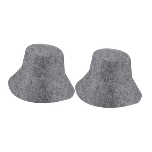 Produktbild: STOBAZA Filz Sauna Hut Für änner Und Frauen Wasserabsorbierende Duschhaube Modische Badekappe Für Sauna Dampfbad Und Dusche Hochwertiges Badzubehör