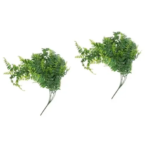 Produktbild: STOBAZA 2stücke Faux Hanging Plant Künstliche Pflanzen Für Wanddekoration Deko Für Wohnräume Schlafzimmer Balkon Und Garten Pflegeleicht Und Langlebig