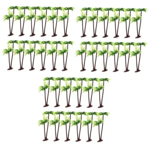 Produktbild: STOBAZA 36 STK Mini-Kokosnussbaum Miniatur-Kunstbaum für den Innenbereich Simulation Kokosnussbaumdekor Palmen-Cupcake Artificial Tree kunstpflanze künstliche Outdoor-Pflanzen Spielzeug