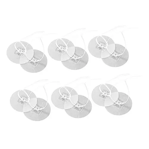 Produktbild: STOBAZA 3 Sätze Anti-Drop-Halter, dass Möbel kippen -Proofing-Kit babysichere Möbelanker Möbelgurte kinder sicherungsset Möbel Wandanker Möbel sicher an der Wand PVC Weiß