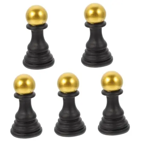 Produktbild: STOBAZA 5St Simuliertes Schach schachcomputer Chess Schachfiguren Modern schachfiguren Set Schach skulptur dekor Schachpferd Figur Büroschachstatus dekorativer Schachstatus Kunstharz