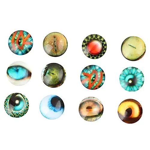 Produktbild: STOBOK 100St DIY Schmuckzubehör Glassteine für Schmuck Dekorative Glassteine für Scrapbooking Schmuckzubehör für besondere Anlässe Kuppel Kristallglas Applikationen Material Anhänger