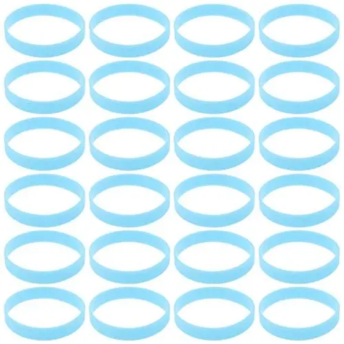 Produktbild: STOBOK 100St Leuchtendes Silikonarmband Lumin?se Silikonarmb?nder Dehnbare Sportarmbänder EDM Geschenke leuchtende Armbänder Teil begünstigt scheinen Leuchtstab Schmuck Partytasche Mann