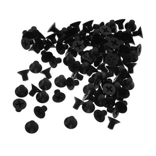 Produktbild: STOBOK 100stücke Kunststoffschrauben Set Nylonschrauben Schraubenmuttern Kunststoffschrauben Schrauben Und Muttern Nylonscheiben Muttern Und Bolzensatz Hardware-kit Und