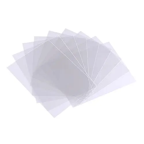 Produktbild: STOBOK 10St transparente Haustierfolie DIY & Handwerk klares Ersatzvisier petg Haustierfilm leeres Schablonenmaterial verpackungsmaterial plastikfolie pet film kunststofffolie präsentbox