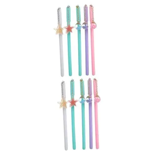 Produktbild: STOBOK 2 Sets Cartoon-stifte Kunststoff-tintenstifte Für Jungen Und Mädchen Schüler-briefpapier Mit Für Schule Büro Und Zuhause 5 Stück X 2