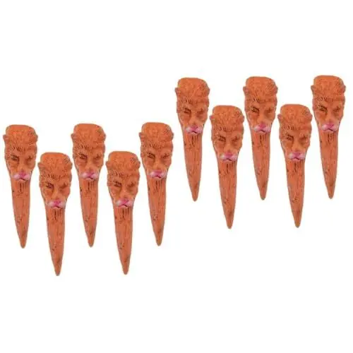 Produktbild: STOBOK 10 Stück Halloween Fingerstand Maskerade Requisiten Gefälschter Hexenfinger Halloween Hexennägel Künstliche Nägel Halloween Gruselspielzeug Zombie Fingernägel Zombie