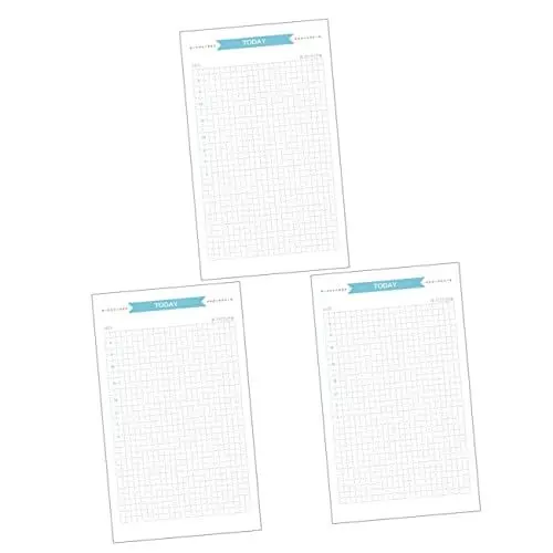 Produktbild: STOBOK 120 Blatt A6 Leeres Nachfüllpapier Lochpapier Nachfüllt Papier Nachfüllen Binder-nachfüllpapiere 6 Ringbuchpapier Planerpapier Loseblattpapier College Liniert Plugin A5 Notizbuch