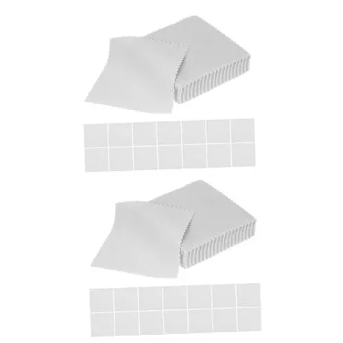 Produktbild: STOBOK 120 Stk Schmuck-reinigungstücher Brillenputztuch Silberputztuch Für Schmuck Reinigungstücher Für Schmuck Silbertuch Zum Reinigen Von Silberschmuck Schmuckreinigungstuch Wildleder-