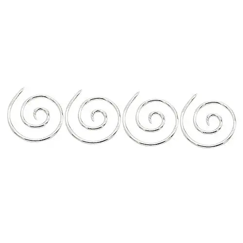 Produktbild: STOBOK 12 Stk Spiralstricknadel Nähnadel mit Spiralkabel DIY Strickwerkzeug Nadel webstricknadeln stricknadel für socken Handwebwerkzeuge Stricknadeln für Pullover Legierung Silver