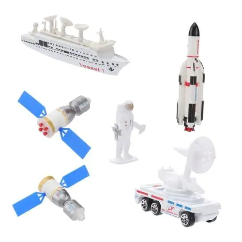 Produktbild: STOBOK 12 Stück Luft Und Raumfahrt Modellflugzeug Modellbausatz Raumschiff Satelliten Spielzeugflugzeug Dekoration Kinder Action Flugzeug Modellflugzeuge Kinder Flugzeug Spielzeug