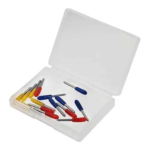 Produktbild: STOBOK 15-Teiliges -Carving-Schriftzug-Werkzeugset Schneideplotter-Teile Schriftzug-Schneidewerkzeuge Stoffschneidewerkzeug Schneidemaschine Ersatzschneider Vinylschneider